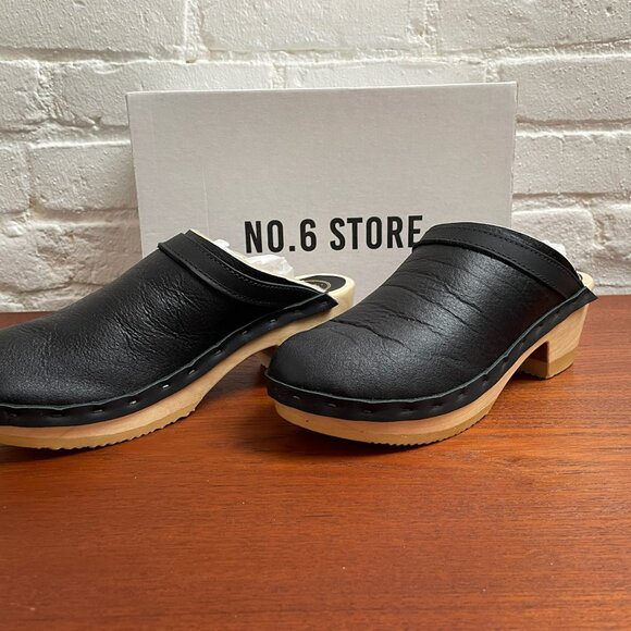 No6 Store "Dakota" Shearling Clog in Ink Aviator EU40 NWT - Picture 8 of 11